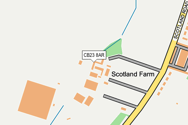 CB23 8AR map - OS OpenMap – Local (Ordnance Survey) CB23 8AR map - OS OpenMap – Local (Ordnance Survey)