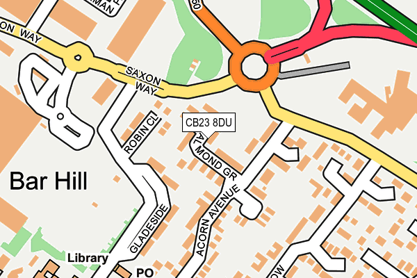 CB23 8DU map - OS OpenMap – Local (Ordnance Survey) CB23 8DU map - OS OpenMap – Local (Ordnance Survey)