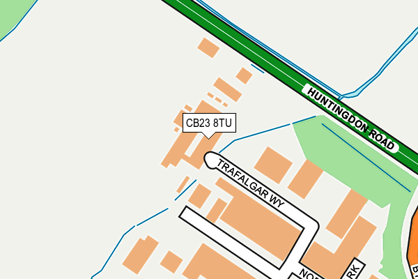 CB23 8TU map - OS OpenMap – Local (Ordnance Survey) CB23 8TU map - OS OpenMap – Local (Ordnance Survey)