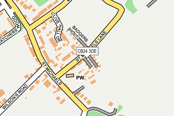 CB24 3DE map - OS OpenMap – Local (Ordnance Survey) CB24 3DE map - OS OpenMap – Local (Ordnance Survey)