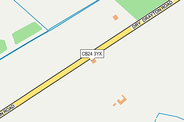 CB24 3YX map - OS OpenMap – Local (Ordnance Survey) CB24 3YX map - OS OpenMap – Local (Ordnance Survey)