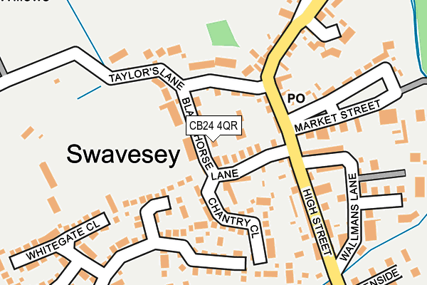 CB24 4QR map - OS OpenMap – Local (Ordnance Survey)