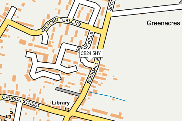 CB24 5HY map - OS OpenMap – Local (Ordnance Survey) CB24 5HY map - OS OpenMap – Local (Ordnance Survey)