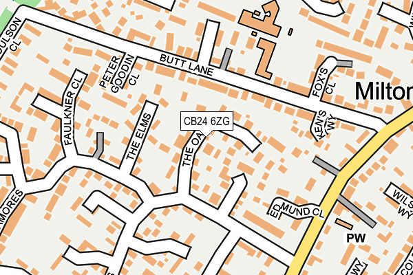 CB24 6ZG map - OS OpenMap – Local (Ordnance Survey) CB24 6ZG map - OS OpenMap – Local (Ordnance Survey)