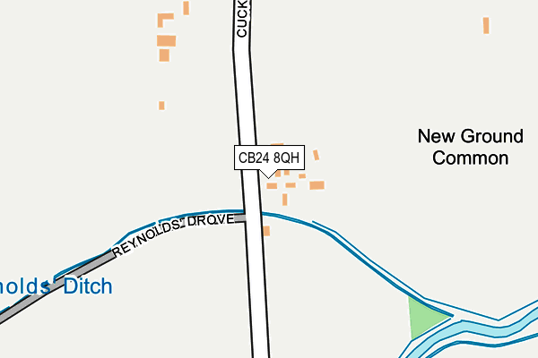 CB24 8QH map - OS OpenMap – Local (Ordnance Survey) CB24 8QH map - OS OpenMap – Local (Ordnance Survey)
