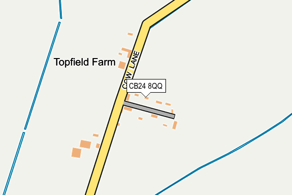 CB24 8QQ map - OS OpenMap – Local (Ordnance Survey) CB24 8QQ map - OS OpenMap – Local (Ordnance Survey)