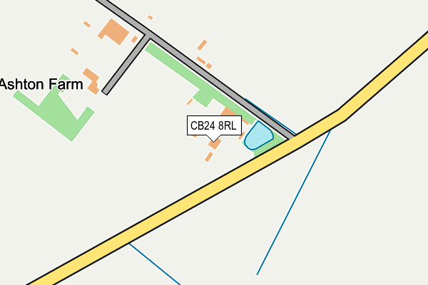 CB24 8RL map - OS OpenMap – Local (Ordnance Survey) CB24 8RL map - OS OpenMap – Local (Ordnance Survey)
