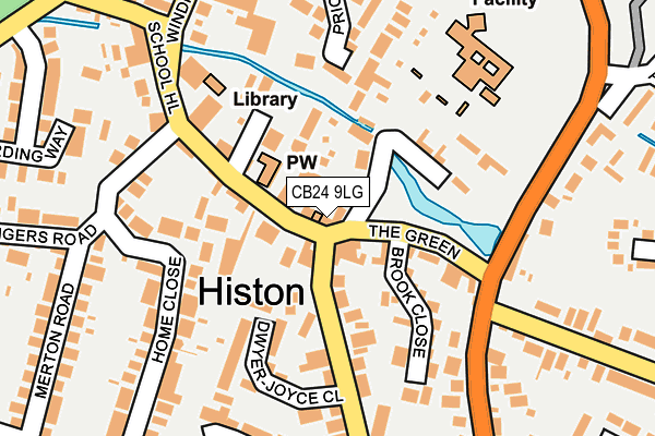 CB24 9LG map - OS OpenMap – Local (Ordnance Survey) CB24 9LG map - OS OpenMap – Local (Ordnance Survey)