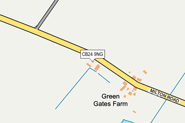 CB24 9NG map - OS OpenMap – Local (Ordnance Survey) CB24 9NG map - OS OpenMap – Local (Ordnance Survey)