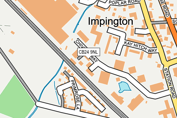 CB24 9NL map - OS OpenMap – Local (Ordnance Survey) CB24 9NL map - OS OpenMap – Local (Ordnance Survey)
