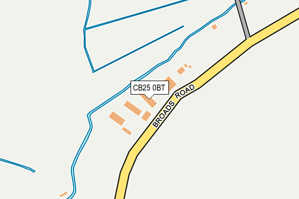 CB25 0BT map - OS OpenMap – Local (Ordnance Survey) CB25 0BT map - OS OpenMap – Local (Ordnance Survey)