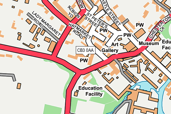 CB3 0AA map - OS OpenMap – Local (Ordnance Survey) CB3 0AA map - OS OpenMap – Local (Ordnance Survey)