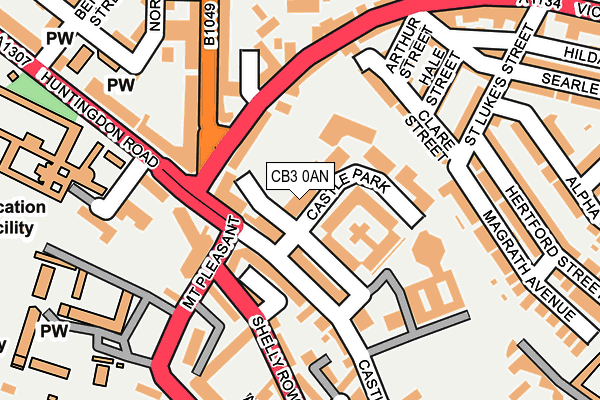 CB3 0AN map - OS OpenMap – Local (Ordnance Survey) CB3 0AN map - OS OpenMap – Local (Ordnance Survey)