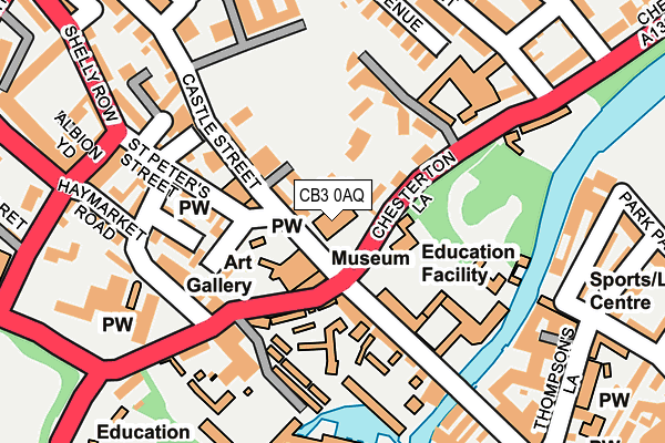 CB3 0AQ map - OS OpenMap – Local (Ordnance Survey) CB3 0AQ map - OS OpenMap – Local (Ordnance Survey)