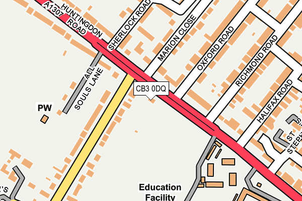 CB3 0DQ map - OS OpenMap – Local (Ordnance Survey) CB3 0DQ map - OS OpenMap – Local (Ordnance Survey)
