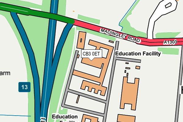 CB3 0ET map - OS OpenMap – Local (Ordnance Survey) CB3 0ET map - OS OpenMap – Local (Ordnance Survey)
