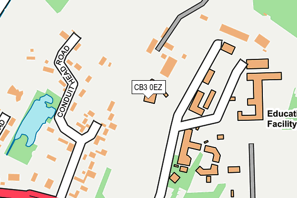 CB3 0EZ map - OS OpenMap – Local (Ordnance Survey) CB3 0EZ map - OS OpenMap – Local (Ordnance Survey)