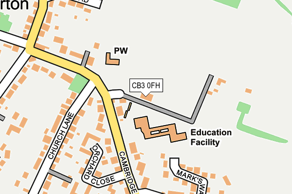 CB3 0FH map - OS OpenMap – Local (Ordnance Survey) CB3 0FH map - OS OpenMap – Local (Ordnance Survey)