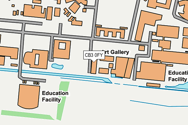 CB3 0FY map - OS OpenMap – Local (Ordnance Survey) CB3 0FY map - OS OpenMap – Local (Ordnance Survey)