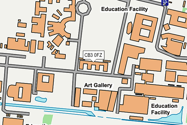 CB3 0FZ map - OS OpenMap – Local (Ordnance Survey) CB3 0FZ map - OS OpenMap – Local (Ordnance Survey)