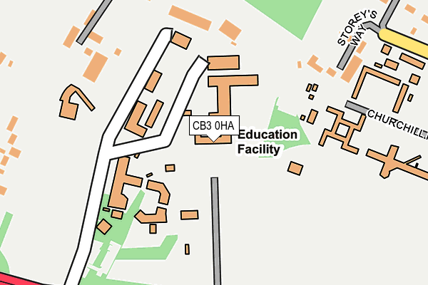 CB3 0HA map - OS OpenMap – Local (Ordnance Survey) CB3 0HA map - OS OpenMap – Local (Ordnance Survey)