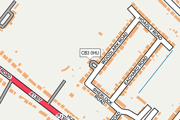 CB3 0HU map - OS OpenMap – Local (Ordnance Survey) CB3 0HU map - OS OpenMap – Local (Ordnance Survey)