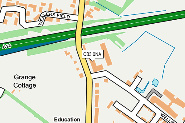 CB3 0NA map - OS OpenMap – Local (Ordnance Survey) CB3 0NA map - OS OpenMap – Local (Ordnance Survey)