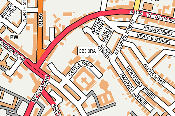 CB3 0RA map - OS OpenMap – Local (Ordnance Survey) CB3 0RA map - OS OpenMap – Local (Ordnance Survey)