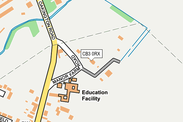 CB3 0RX map - OS OpenMap – Local (Ordnance Survey) CB3 0RX map - OS OpenMap – Local (Ordnance Survey)
