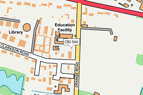 CB3 9AA map - OS OpenMap – Local (Ordnance Survey) CB3 9AA map - OS OpenMap – Local (Ordnance Survey)