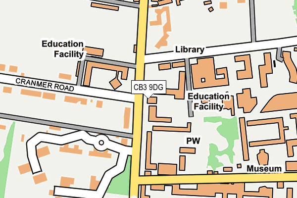 CB3 9DG map - OS OpenMap – Local (Ordnance Survey) CB3 9DG map - OS OpenMap – Local (Ordnance Survey)