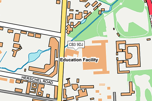 CB3 9DJ map - OS OpenMap – Local (Ordnance Survey) CB3 9DJ map - OS OpenMap – Local (Ordnance Survey)