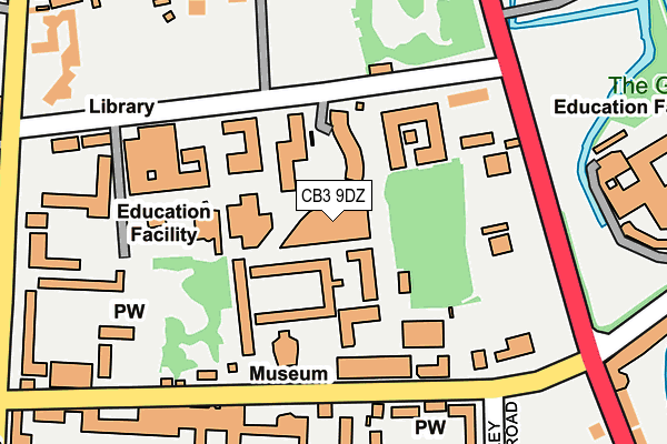 CB3 9DZ map - OS OpenMap – Local (Ordnance Survey) CB3 9DZ map - OS OpenMap – Local (Ordnance Survey)