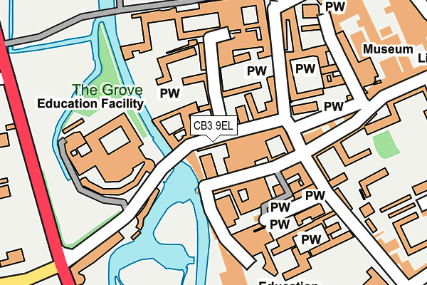 CB3 9EL map - OS OpenMap – Local (Ordnance Survey) CB3 9EL map - OS OpenMap – Local (Ordnance Survey)