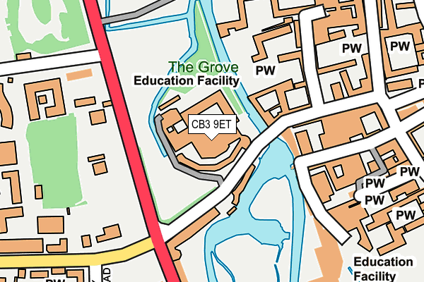 CB3 9ET map - OS OpenMap – Local (Ordnance Survey) CB3 9ET map - OS OpenMap – Local (Ordnance Survey)