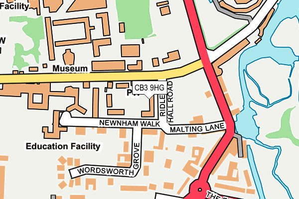 CB3 9HG map - OS OpenMap – Local (Ordnance Survey) CB3 9HG map - OS OpenMap – Local (Ordnance Survey)