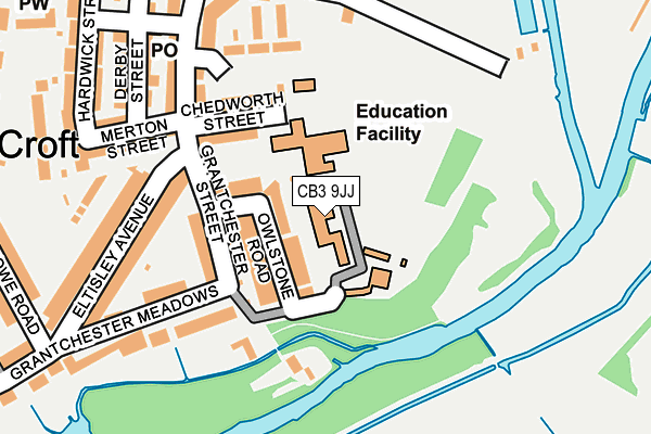 CB3 9JJ map - OS OpenMap – Local (Ordnance Survey) CB3 9JJ map - OS OpenMap – Local (Ordnance Survey)