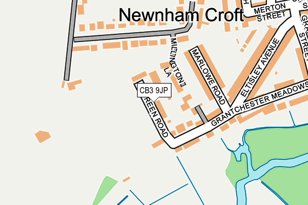 CB3 9JP map - OS OpenMap – Local (Ordnance Survey) CB3 9JP map - OS OpenMap – Local (Ordnance Survey)