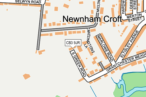 CB3 9JR map - OS OpenMap – Local (Ordnance Survey) CB3 9JR map - OS OpenMap – Local (Ordnance Survey)