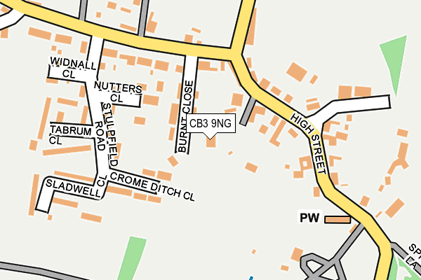 CB3 9NG map - OS OpenMap – Local (Ordnance Survey) CB3 9NG map - OS OpenMap – Local (Ordnance Survey)