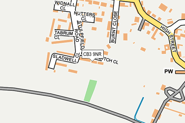 CB3 9NR map - OS OpenMap – Local (Ordnance Survey) CB3 9NR map - OS OpenMap – Local (Ordnance Survey)