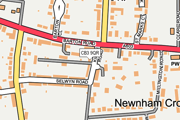 CB3 9QR map - OS OpenMap – Local (Ordnance Survey) CB3 9QR map - OS OpenMap – Local (Ordnance Survey)
