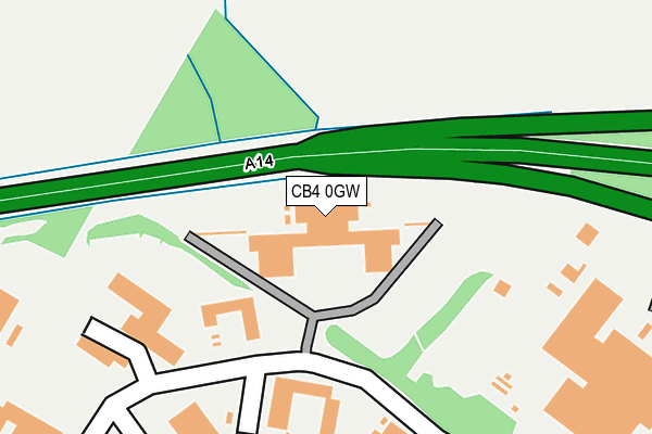CB4 0GW map - OS OpenMap – Local (Ordnance Survey) CB4 0GW map - OS OpenMap – Local (Ordnance Survey)