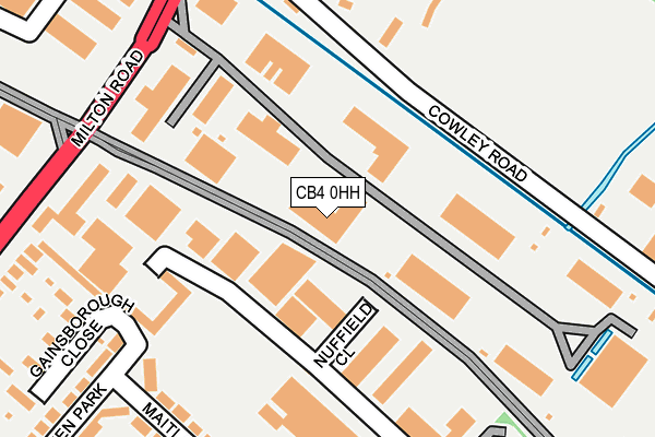 CB4 0HH map - OS OpenMap – Local (Ordnance Survey) CB4 0HH map - OS OpenMap – Local (Ordnance Survey)