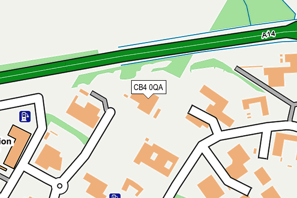 CB4 0QA map - OS OpenMap – Local (Ordnance Survey) CB4 0QA map - OS OpenMap – Local (Ordnance Survey)