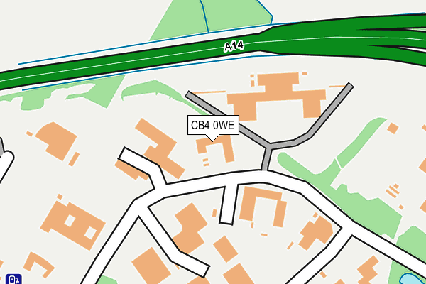 CB4 0WE map - OS OpenMap – Local (Ordnance Survey) CB4 0WE map - OS OpenMap – Local (Ordnance Survey)
