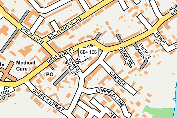 CB4 1ES map - OS OpenMap – Local (Ordnance Survey) CB4 1ES map - OS OpenMap – Local (Ordnance Survey)