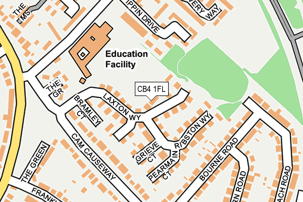 CB4 1FL map - OS OpenMap – Local (Ordnance Survey) CB4 1FL map - OS OpenMap – Local (Ordnance Survey)
