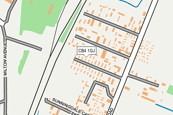 CB4 1GJ map - OS OpenMap – Local (Ordnance Survey) CB4 1GJ map - OS OpenMap – Local (Ordnance Survey)