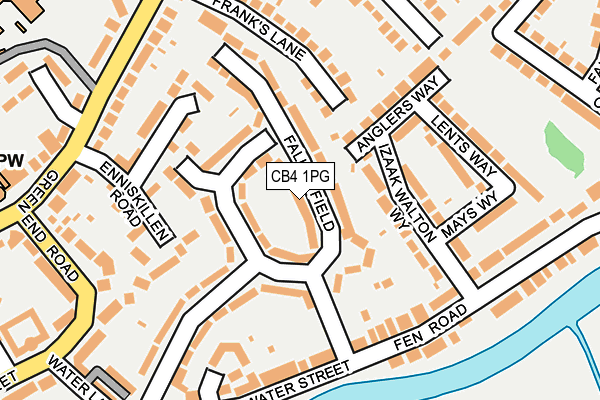 CB4 1PG map - OS OpenMap – Local (Ordnance Survey) CB4 1PG map - OS OpenMap – Local (Ordnance Survey)